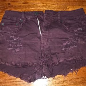 Purple shorts